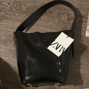 Zara Black Shoulder Bag
